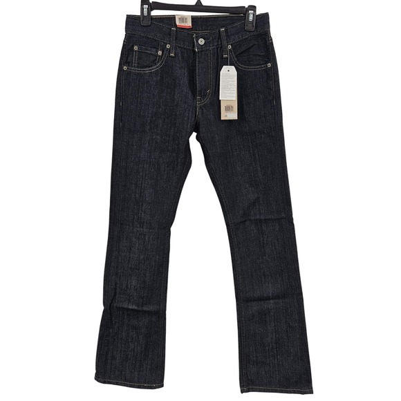 Levis 527 Jeans Mens 29x32 Actual 30X33 Slim Bootcut Dark Wash Western Cowboy - Picture 1 of 13